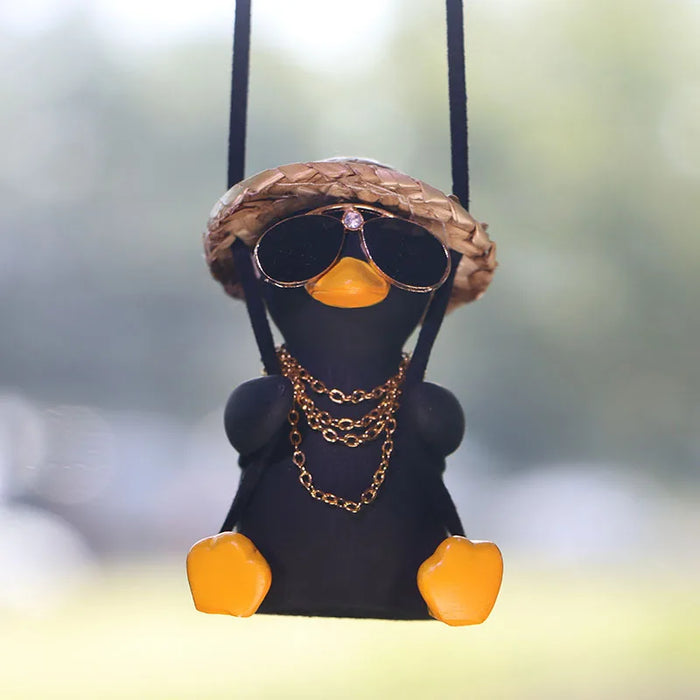 Swinging Duck Car Pendant Hanging Ornaments Interior Decoraction for Car Accessories