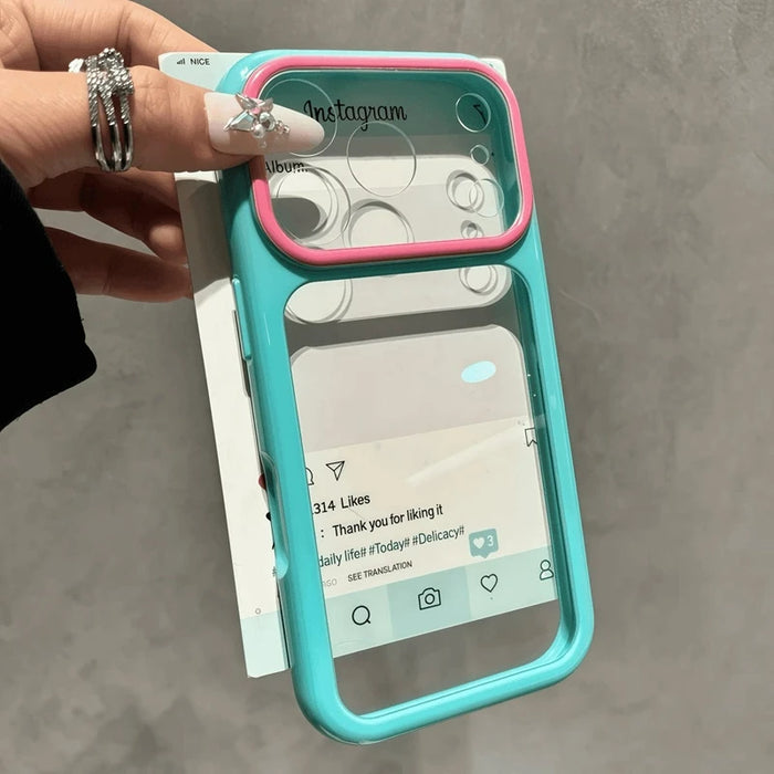 Luxury Candy Clear Phone Case For IPhone 11 12 13 14 15 16 17 18 Pro Max Plus Air Transparent Shockproof Bumper Back Cases Cover
