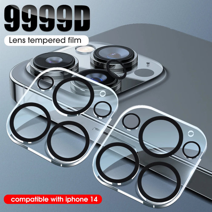 4PCS HD Back Camera Tempered Glass For iPhone 13Mini 13 14 15 16 Pro Max Rear Len Screen Protectors Anti-scratch Glass Film