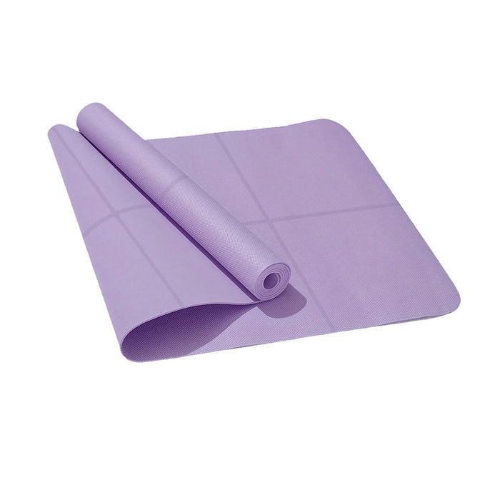 Yoga Mat Anti-skid Sports Fitness Comfort Foam 4MM Thick Yoga Mat for Exercise Yoga and Pilates Gymnastics Mat