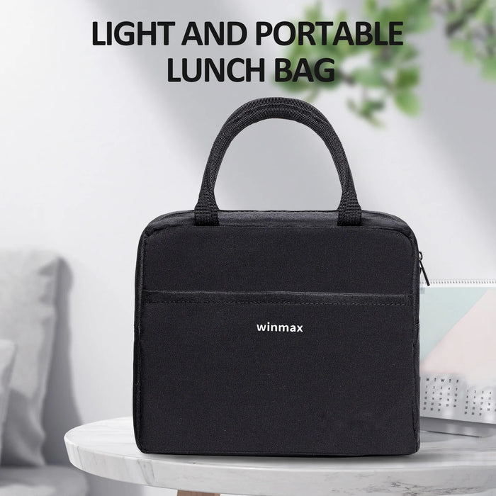 Lunch Box Thermal Bag Portable Waterproof Durable Wide Opening
