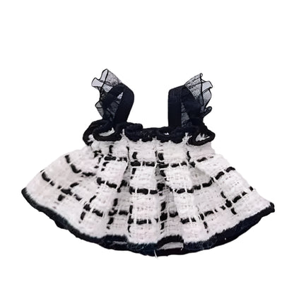Labubu Doll Clothes Outfit Accessories For Korea Kpop Exo Labubu Idol V1 V2 Skirt sweater Clothing Gift