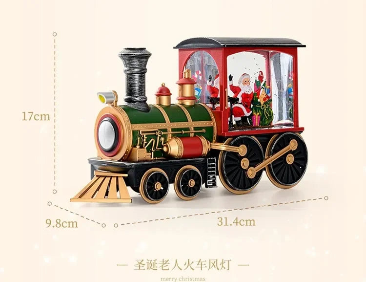 Christmas Gift Santa Tree Small Night Lamp Storm Lantern Decoration