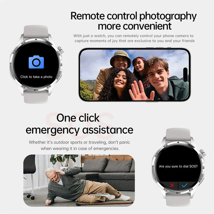 For HUAWEI GT5 Pro GPS NFC Smart Watch Men 360*360 AMOLED Screen Heart rate Bluetooth Call IP67 Waterproof Man Smartwatch 2025