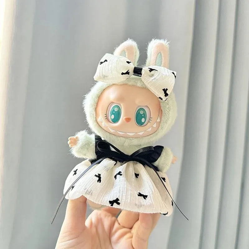 Labubu Doll Clothes Outfit Accessories For Korea Kpop Exo Labubu Idol V1 V2 Skirt sweater Clothing Gift