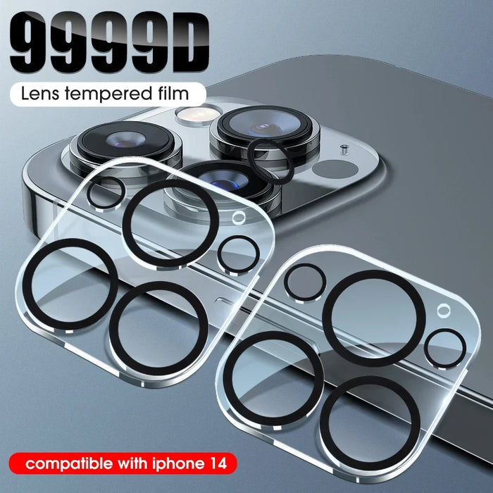 4PCS HD Back Camera Tempered Glass For iPhone 13Mini 13 14 15 16 Pro Max Rear Len Screen Protectors Anti-scratch Glass Film