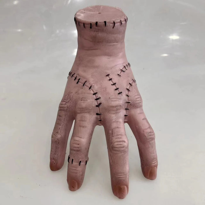 2023New Horror Wednesday Thing Hand Toy From Addams Family Latex Figurine Home Decor Desktop Craft Holiday Party Costume Prop