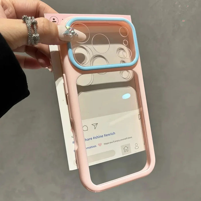 Luxury Candy Clear Phone Case For IPhone 11 12 13 14 15 16 17 18 Pro Max Plus Air Transparent Shockproof Bumper Back Cases Cover