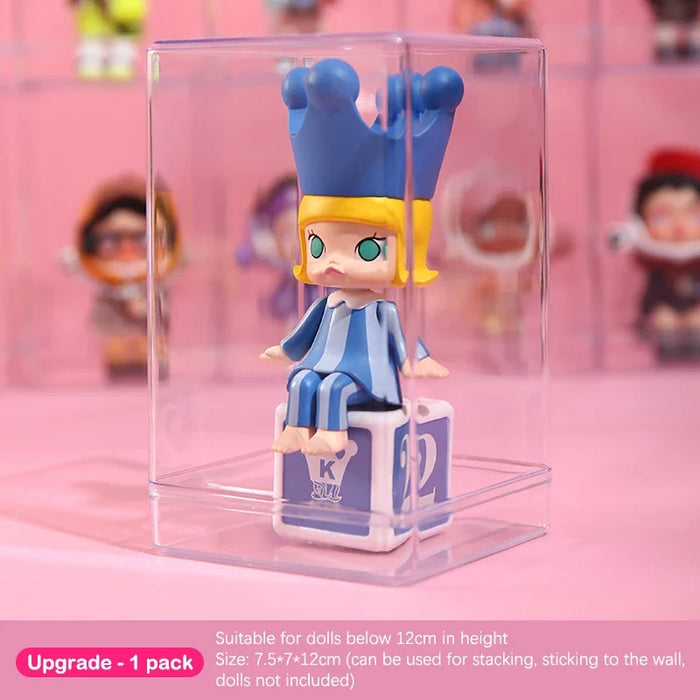 Acrylic Mystery Box Storage Display Frame Single Transparent Box Display Stand Case Dust Proof Toys Collectible Artcrafts Boxes