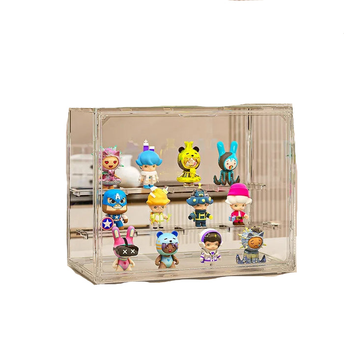 Acrylic Showcase for Collectible Figures and Blind Box Toys, Clear Display Stand