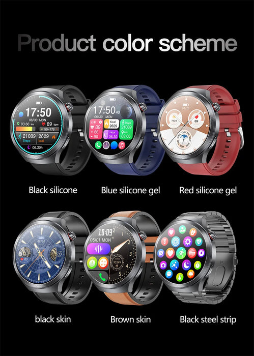 2025 New Micro Physical Examination ECG SmartWatch Blood Pressure Emotional Detection Fatigue Monitoring Smartwatch