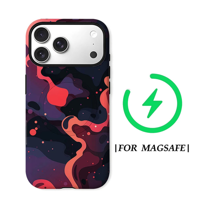 Nebula Blob Phone Case For Magnetic Phone Case For IPhone 18 17 16 15 14 13 Pro Max Plus Single Double-layer Tough Case