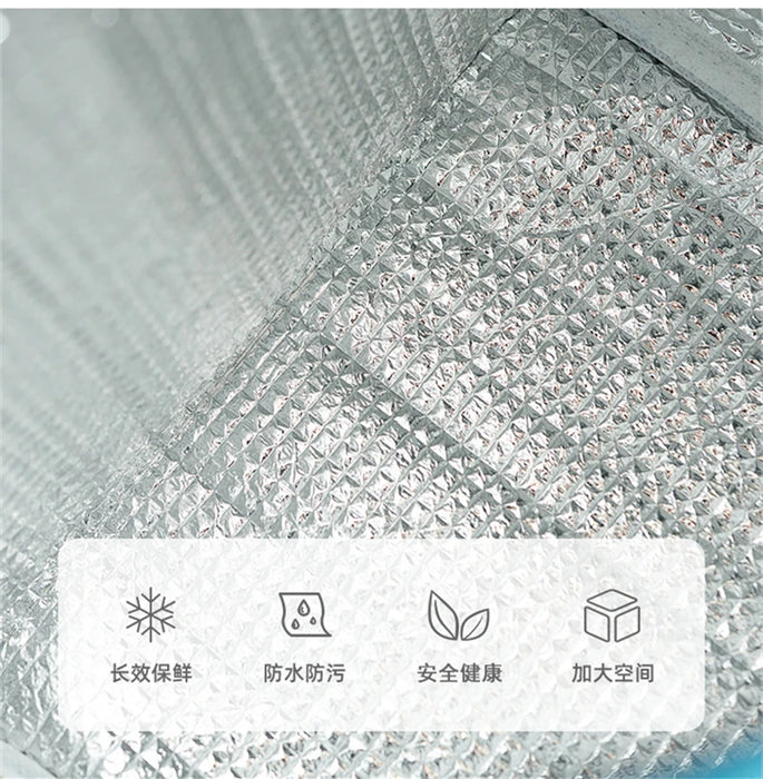 Portable Insulated Large Capacity Thermal Lunch Bag