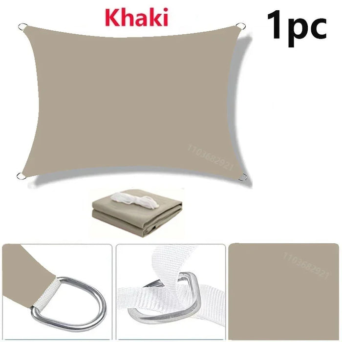 Awning waterproof sunshade sail outdoor terrace lawn beach garden carport backyard deck pavilion awning