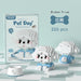 Bichon frise micro block figure, 226 pieces, with box art