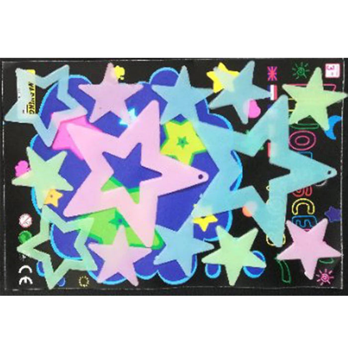 Luminous Cartoon butterfly Stars Wall Stickers for Kids room Bedroom Decor Glow in the dark Wall Decals Noctilucent Stickers