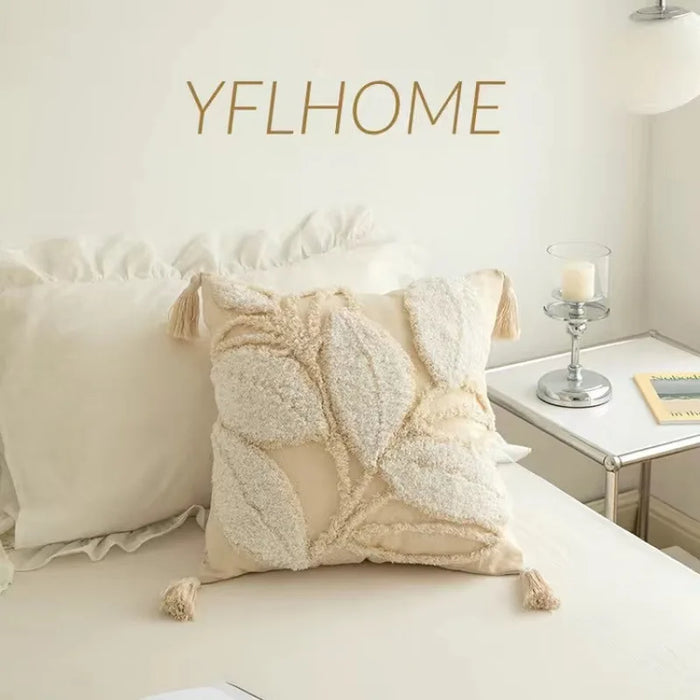 Bohemian Pillow Cushion Cover Geometry Embroidered Tassel EmbroideryLong Pillowcase Living Room Sofa Home Decor Customized