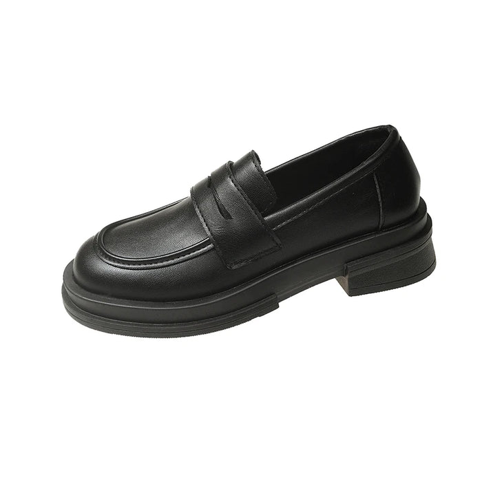 New Japanese Style College Student Shoes Cosplay Lolita Shoes for Women/Girl Fashion Black/Coffee Uniform Platform Shoes 2024