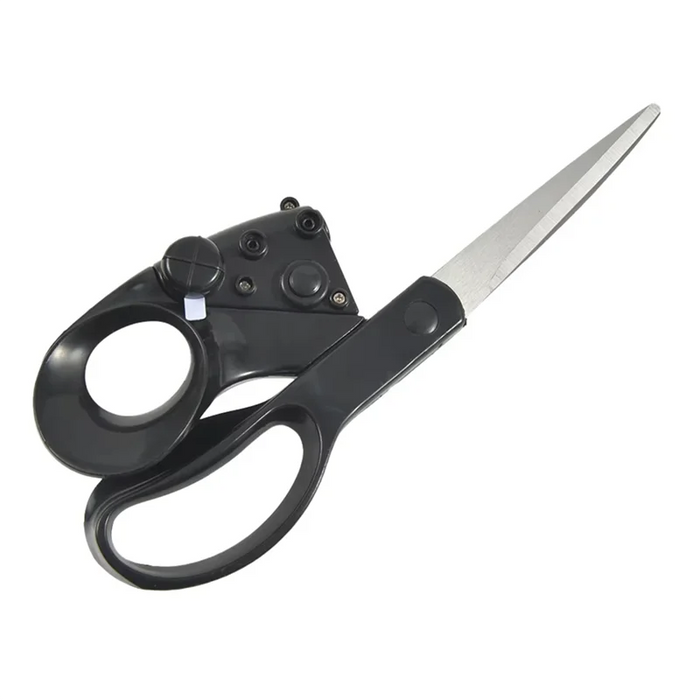 ABKO-Popular New Professional Laser Guided Scissors For Home Crafts Wrapping Gifts Fabric Sewing Cut Straight Fast Scissor