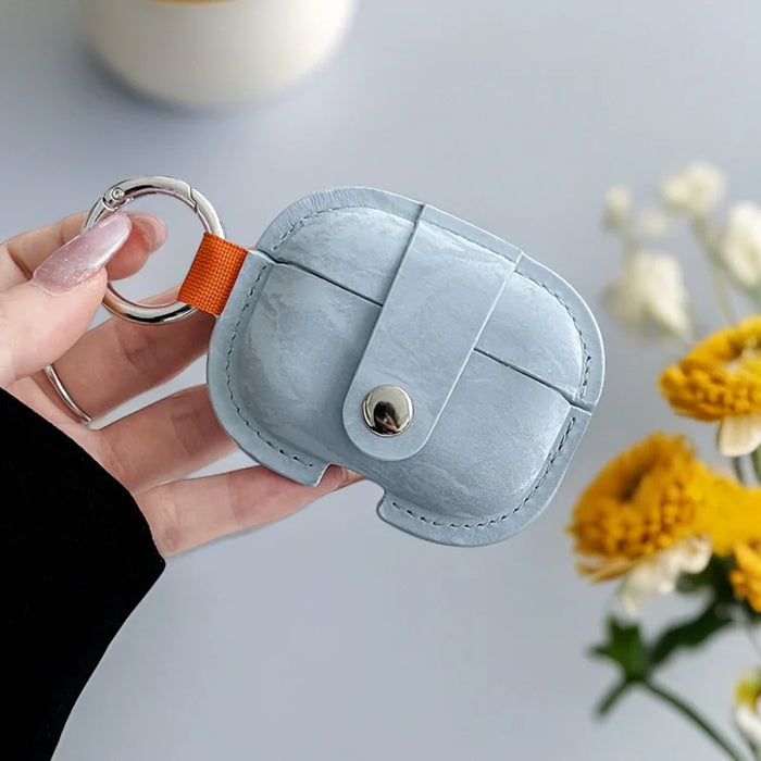 For Airpods 4 Case Soft Luxury PU Leather Earphone Case for Airpods 3 TWS Earphone Protect Cover for Apple Airpod Pro/Pro 2nd