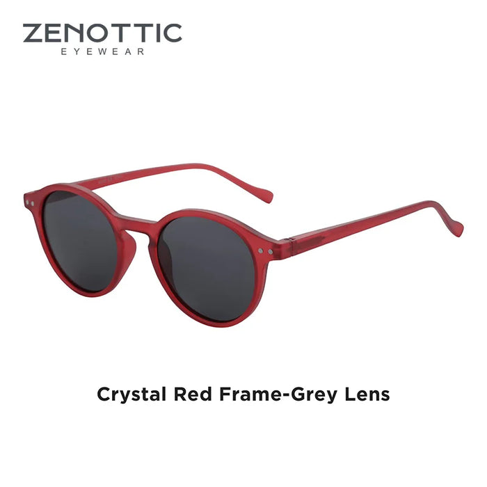 ZENOTTIC Retro Polarized Sunglasses 2023 2024 Men Women Vintage Small Round Frame Sun Glasses Polarized Lens UV400 Goggles Shade