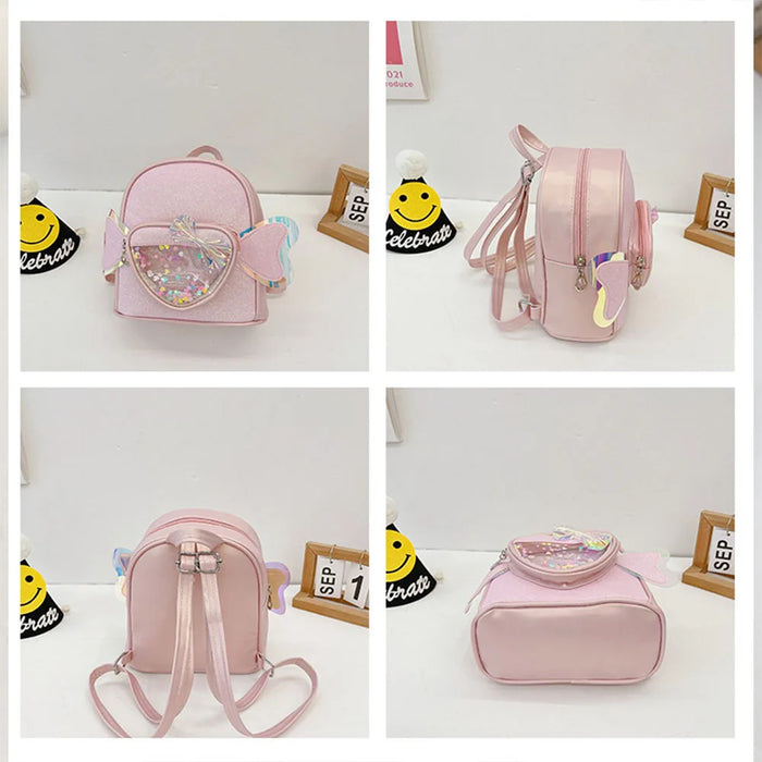 Children's PU Cartoon Bag Personalized Name Lightweight