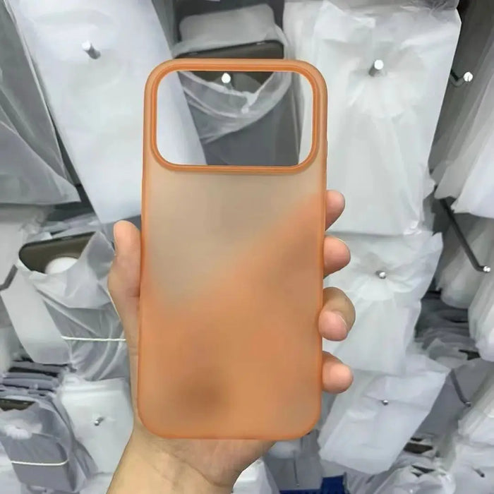 Ultra Thin PP Matte Clear Orange Black White Phone Cases for iPhone 17 Pro Max 17Pro Soft Back Cover Fundas