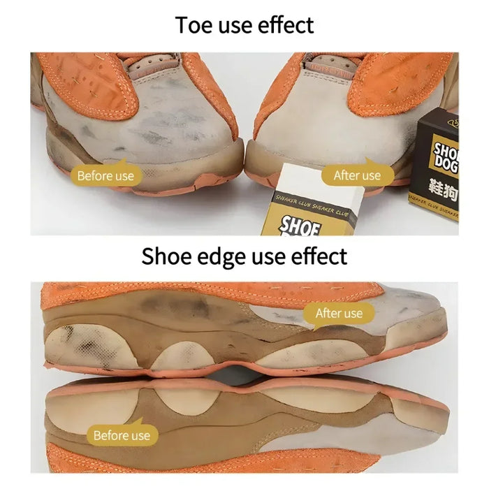 Portable shoe wiper, shoe shine, waterproof cleaning, suede leather sneakers, rubber decontamination, shoe cleaner