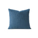 Light blue textured knit cushion cover