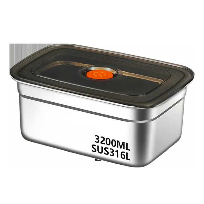 304 Stainless Steel Crisper, Lunch Box, Sealed Leak-proof Bento Box, Refrigerator Freezer Storage Box, Camping Lunch Box