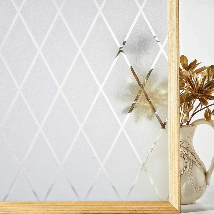 Stained Decorative Window Film Static Self Adhesive Glass Sticker Heat Control Vinyl Window Cling For Home Door Glass Decals