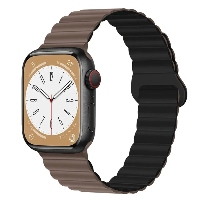 Magnetic Loop Band For Apple Watch Ultra 2 49mm 45mm 44mm 40mm 41mm 42mm Silicone Bracelet iWatch Series 9 8 7 6 SE 5 4 3 Strap