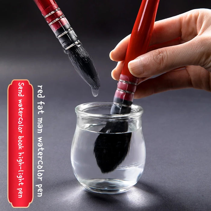 Squirrel Hair Round Head Pointed Mop Brush Watercolor Paint Brushes Gouache Brush Pen Art Hook Line Pen For School Art Supplies