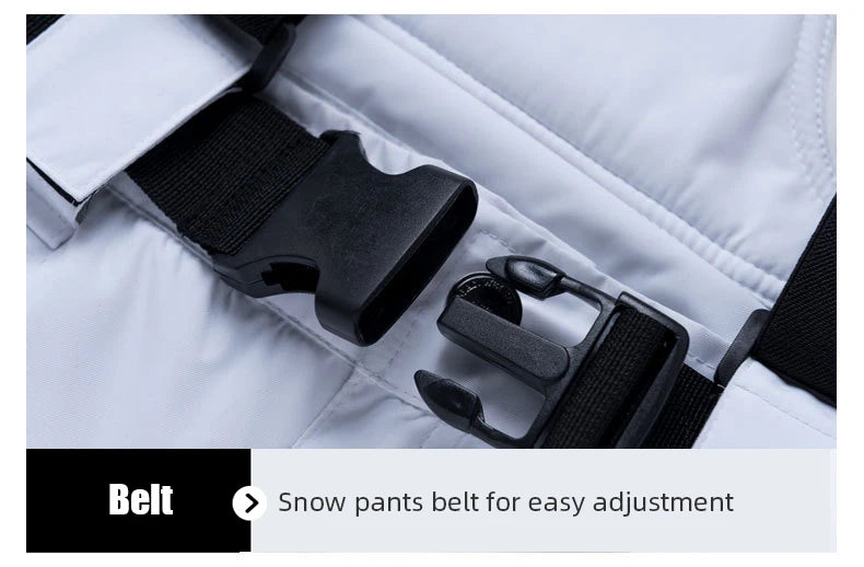 Ski Pants Women Thick  Waterproof Winter Snow Pants Breathable Overalls