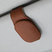 Car visor sunglasses holder: Brown