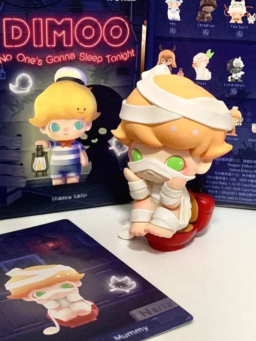 Dimmoo Is Not Allowed To Sleep Tonight. A Series Of Blind Boxes, Cute Surprise Boxes, Hand-made Creative Gift Ornaments.