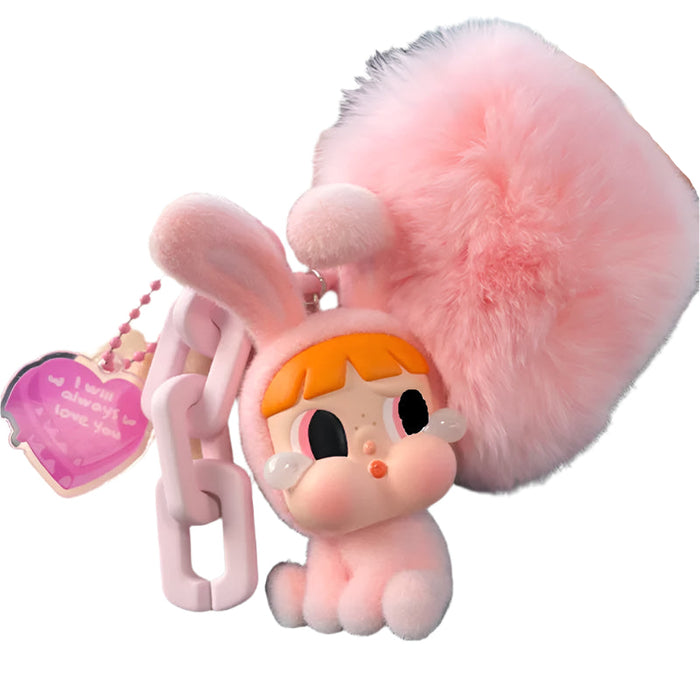 Crybaby Power-puff Girls Cartoon Car Key Pendant Bag Keychain Doll Kawaii Backpack Decoration Doll