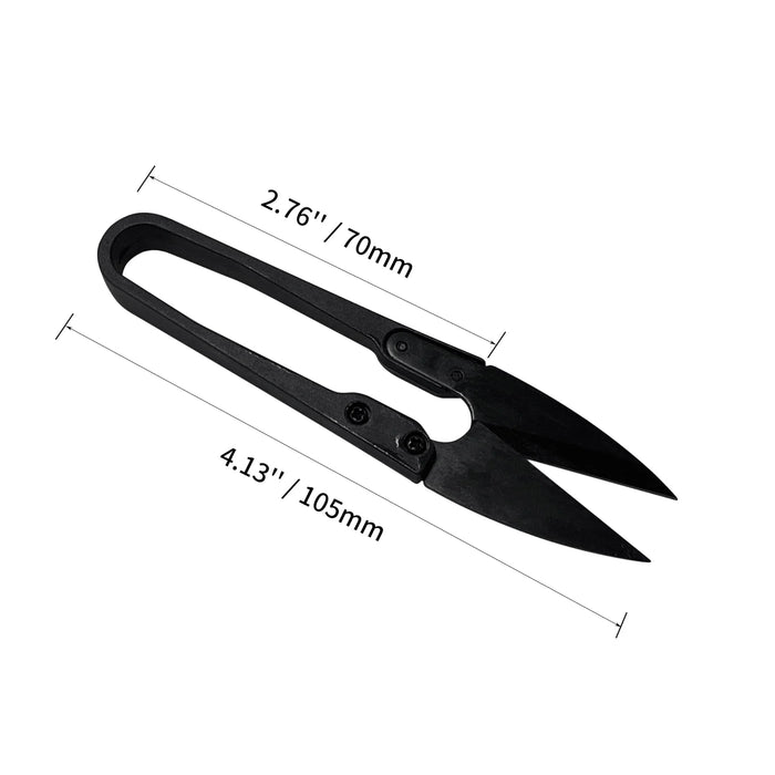 Carbon Steel Thread Snips U Shape Spring Sewing Scissors Tailoring Craft DIY Garment Manganese Steel Small Embroidery Cutter