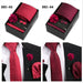 Four men's tie gift sets in assorted patterns with style codes
