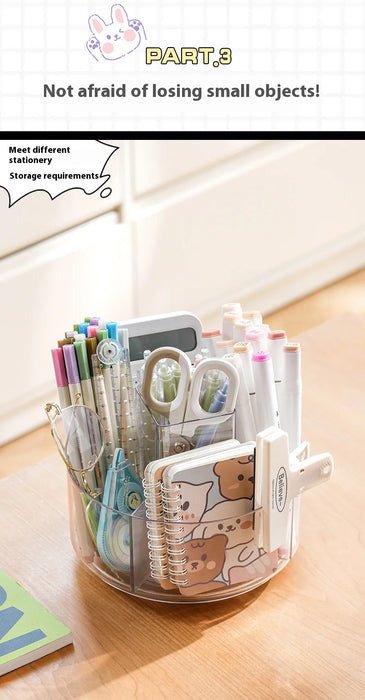 360-Degree Rotating Pen Holder for Desk,Desk Organizers and Accessories