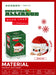 Santa head micro block figure, 220 pieces, with box