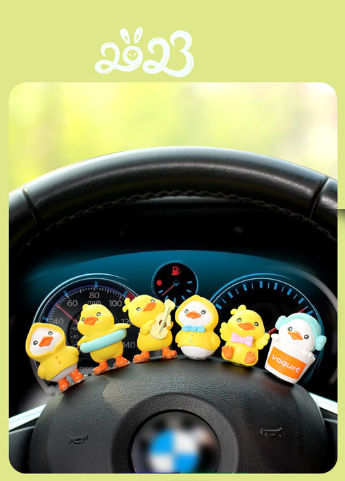 Little Yellow Swinging Duck for Car Interior Decoration