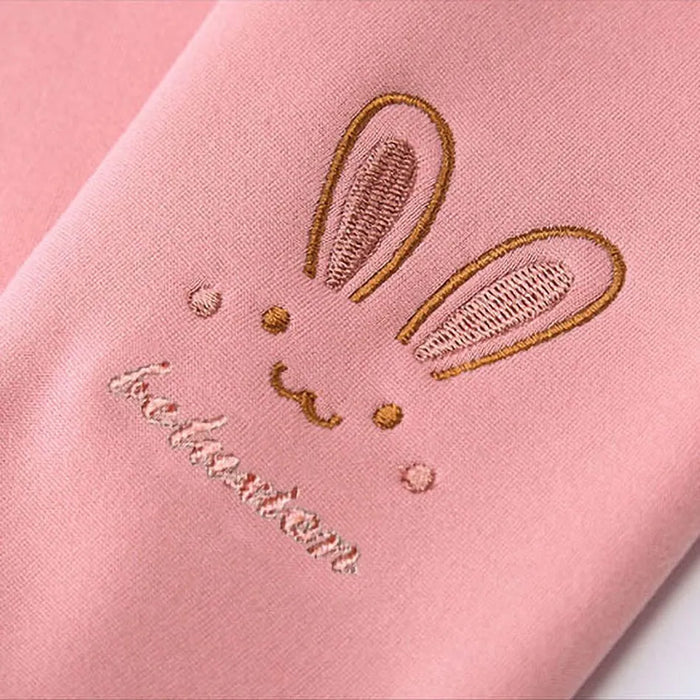 2026 Girls Tights Baby Fleece Lined Pants Children Thermal Bottoms Kids Autumn Winter Fashion Trousers Soft Bunny Leggings 3-8Y