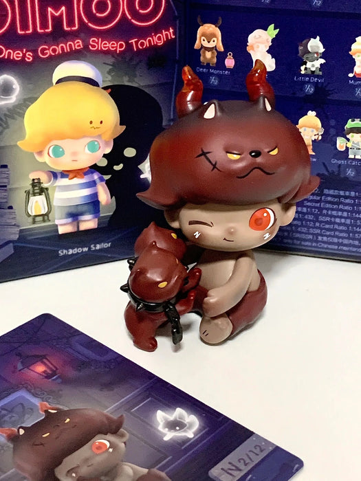 Dimmoo Is Not Allowed To Sleep Tonight. A Series Of Blind Boxes, Cute Surprise Boxes, Hand-made Creative Gift Ornaments.