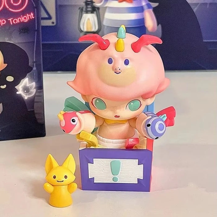 Dimmoo Is Not Allowed To Sleep Tonight. A Series Of Blind Boxes, Cute Surprise Boxes, Hand-made Creative Gift Ornaments.