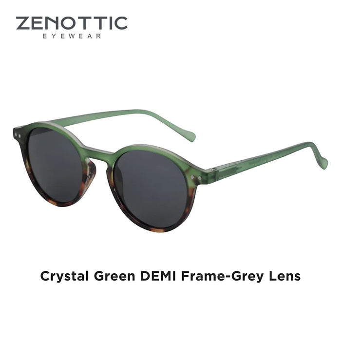 ZENOTTIC Retro Polarized Sunglasses 2023 2024 Men Women Vintage Small Round Frame Sun Glasses Polarized Lens UV400 Goggles Shade