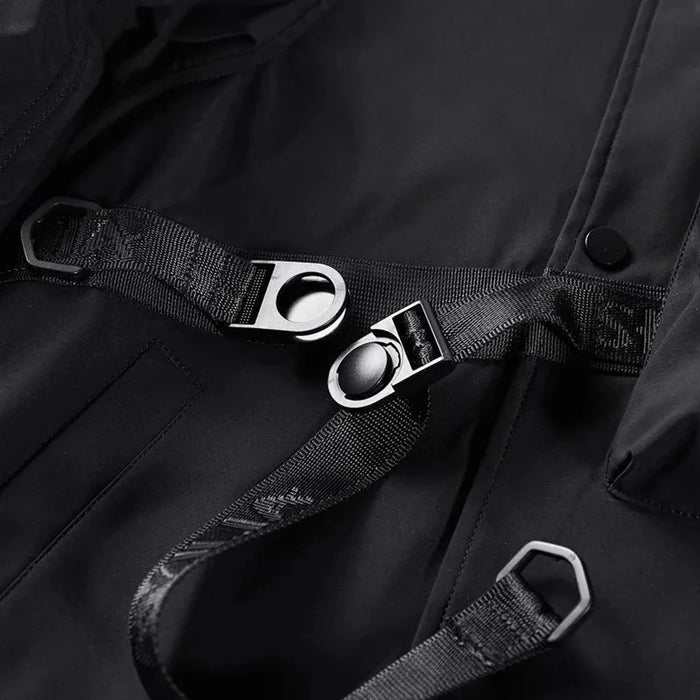 Mens American Street Workwear Jackets Zipper Pocket