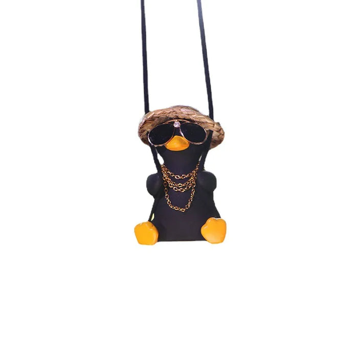 Swinging Duck Car Pendant Hanging Ornaments Interior Decoraction for Car Accessories