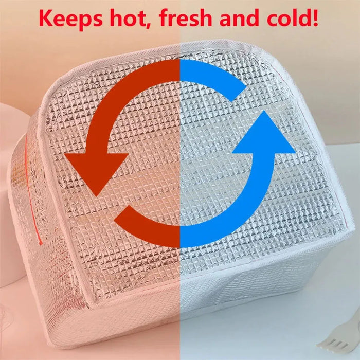 1Pcs Portable Cooler Bag Ice Pack Lunch Box Insulation Package Insulated Thermal Food Picnic Bag Pouch for Kid Children Bag Gift