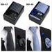 Four men's tie gift sets in assorted patterns with style codes